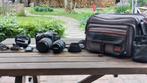 Nikon D7000 met 2 lenzen en toebehoren., Ophalen of Verzenden, Gebruikt, Nikon, Geen optische zoom