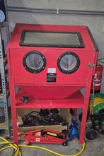 Zandstraalkast 220L, Doe-het-zelf en Verbouw, Reinigingsmachines, Ophalen of Verzenden, Zo goed als nieuw