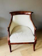 Set 2x antiek Bérgere en Gondole fauteuil / zetel - Empire, Antiek en Kunst, Antiek | Meubels | Stoelen en Banken, Ophalen