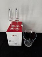 Champagne set. 4 glazen 1 koeler. Glas, Antiek en Kunst, Antiek | Glas en Kristal, Ophalen of Verzenden