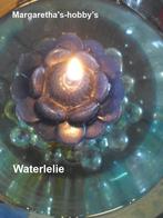 Drijfkaars Waterlelie(van 100% gerecycled kaarsvet), Huis en Inrichting, Woonaccessoires | Kandelaars en Kaarsen, Overige materialen
