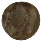 PENNING VPK 1978 Geer Steyn º : Bertolt Brecht, Postzegels en Munten, Penningen en Medailles, Verzenden, Brons, Nederland