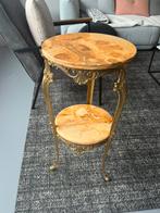 Marmer tafel bijzettafel hoog tafeltje, Overige materialen, Gebruikt, Ophalen of Verzenden, 75 cm of meer