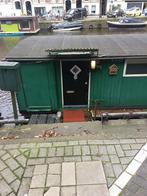 Woonboot 16x4 GRATIS,stalen bak hout opbouw ZONDER LIGPLAATS, Gebruikt, Ophalen