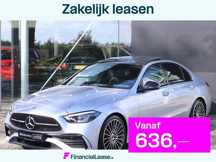 Mercedes-Benz C-klasse 200 Launch Edition AMG Line, Auto's, Mercedes-Benz, Bedrijf, Lease, Financial lease, C-Klasse, ABS, Achteruitrijcamera