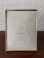 Vintage fotolijstje Stammax metalen rand en bol glas 18*24., Ophalen of Verzenden
