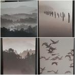 4x diverse afmetingen IKEA PJATTERYD op canvas, Huis en Inrichting, Ophalen, Minder dan 50 cm, Oorspronkelijke maker, Overige typen