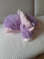 Pillow Pets kussen en knuffel in 1 - paarse Unicorn, Ophalen of Verzenden, Gebruikt, Paard