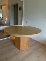 Ronde eettafel (ontwerp van Jan des Bouvrie), Huis en Inrichting, Ophalen, Gebruikt, Rond, Vijf personen of meer