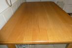 Eettafel blank eiken, Huis en Inrichting, Tafels | Eettafels, Ophalen, Gebruikt, 100 tot 150 cm, Eikenhout