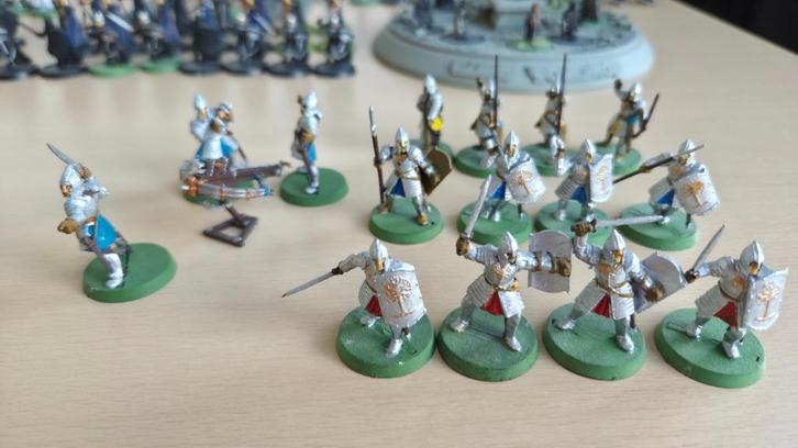 Warhammer Lord of the Rings Gondor Minas Tirith Army, Hobby en Vrije tijd, Wargaming, Zo goed als nieuw, Lord of the Rings, Figuurtje(s)