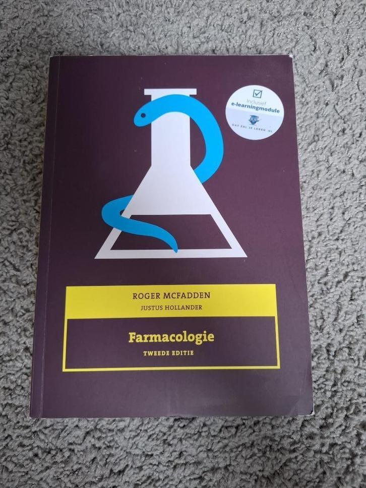 Farmacologie, Boeken, Studieboeken en Cursussen, Zo goed als nieuw, HBO, Beta, Ophalen of Verzenden