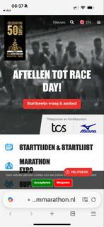 Halve marathon Amsterdam startnummer, Sport en Fitness, Loopsport en Atletiek, Ophalen, Nieuw, Overige typen, Overige merken