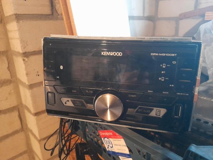 Gebruikte werkende Kenwood Din2 radio, Auto diversen, Autoradio's, Zo goed als nieuw, Ophalen of Verzenden