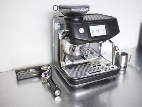 Sage Barista Touch Impress 2023 Black Truffle als nieuw, Witgoed en Apparatuur, Koffiezetapparaten, Zo goed als nieuw, Gemalen koffie