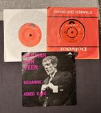 3 singles van Herman van Veen: Rozengeur en Suzanne 2x, Ophalen of Verzenden, Gebruikt, Overige formaten, Levenslied of Smartlap