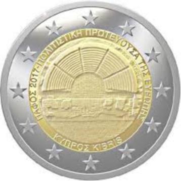 2 Euro Cyprus 2017 - Paphos - UNC beschikbaar voor biedingen