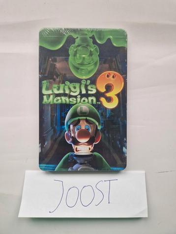 Luigi's mansion 3 Nintendo switch SteelBook Sealed  beschikbaar voor biedingen