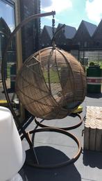 1 stuks Bamboe hanggemaakte bollen met standaard, Tuin en Terras, Tuinmeubel-accessoires, Ophalen, Zo goed als nieuw