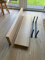 Twee wandplanken met onzichtbare steunen, Huis en Inrichting, Woonaccessoires | Wandplanken en Boekenplanken, Ophalen, Zo goed als nieuw