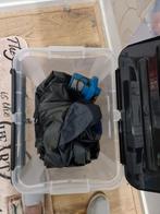 Luchtbed 1-persoons met pomp, incl dekbed  laken en overtrek, Caravans en Kamperen, Ophalen of Verzenden, Gebruikt