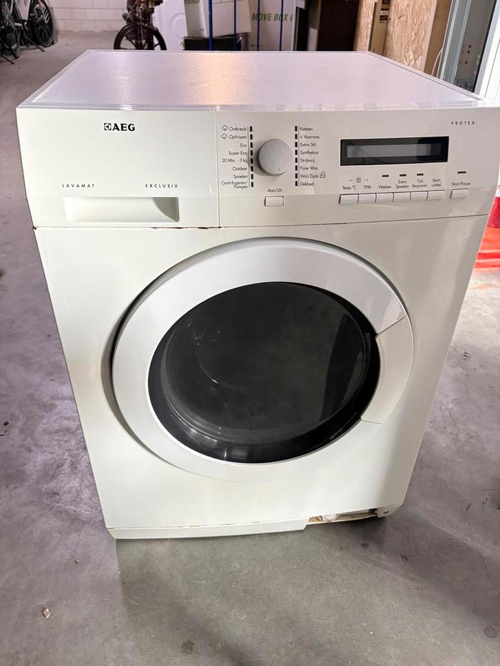 AEG Wasmachine - Betrouwbaar en Efficiënt!, Witgoed en Apparatuur, Wasmachines, Gebruikt, Voorlader, 6 tot 8 kg, 85 tot 90 cm