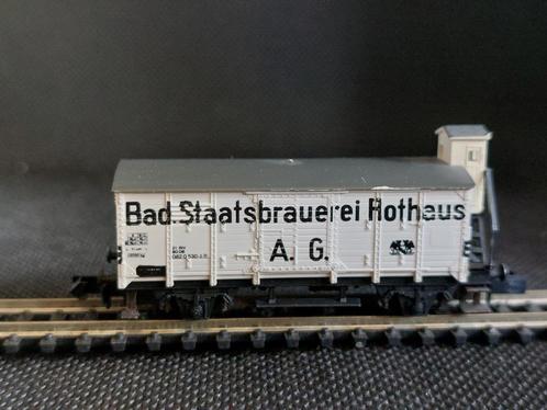 Arnold 4272 - Bierwagen G10 "Rothaus" (14421), Hobby en Vrije tijd, Modeltreinen | N-Spoor, Gebruikt, Wagon, Gelijkstroom, Overige merken