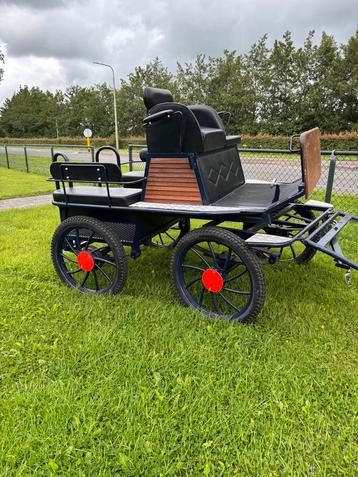 Marathonwagen menwagen recreatief enkelspan paard pony beschikbaar voor biedingen