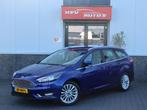 Ford Focus Wagon 1.0 Titanium navi LM org NL, Auto's, Ford, 125 pk, Gebruikt, Euro 6, Blauw