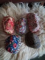 5 Oude Klederacht Mutsen Marken / Marker Klederdracht, Antiek en Kunst, Ophalen of Verzenden, Dames