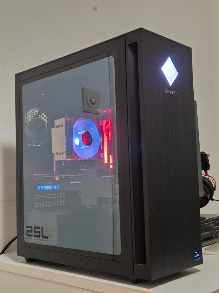 Omen Gaming Pc i7 13th gen DDR5 32GB Rtx 4060 Ti, Computers en Software, Desktop Pc's, Zo goed als nieuw, 4 Ghz of meer, SSD, Gaming