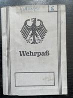 West Duitse Bundeswehr Wehrpass, Ophalen of Verzenden, Landmacht, Duitsland, Overige typen