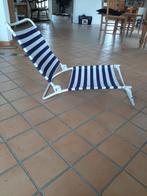 Lage strandstoel  / campingstoel  / visstoel Lafuma, Caravans en Kamperen, Ophalen, Gebruikt, Campingstoel