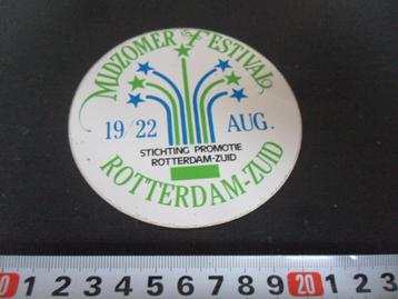 sticker rotterdam zuid midzomer festival  beschikbaar voor biedingen