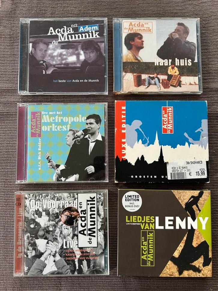 Acda en de Munnik - 7 x cd/dvd, Cd's en Dvd's, Cd's | Nederlandstalig, Zo goed als nieuw, Pop, Ophalen of Verzenden