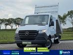 MERCEDES-BENZ SPRINTER 514 kipper kist euro6 ac, Auto's, Bestelauto's, Gebruikt, Euro 6, 143 pk, Wit