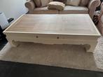 Landelijke Salontafel - Eikenhout, Huis en Inrichting, Tafels | Salontafels, Ophalen, Gebruikt, 100 tot 150 cm, Eikenhout