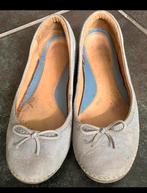 Clarks , zachtblauwe leren ballerina’s maat 7, Blauw, Zo goed als nieuw, Clarks, Ballerina's