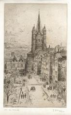 R. Ingeissen ets "Köln, Am Bollwerk" 1901, gesigneerd, Ophalen