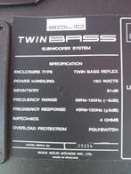 Solid, Ophalen of Verzenden, Gebruikt, 120 watt of meer, Subwoofer