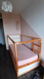 Compleet bed Ikea Kura + uitvalbeschermer, Ophalen, 90 cm, Eenpersoons, Zo goed als nieuw