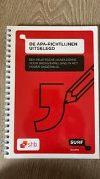 Elleke Schouwenaar - De APA-richtlijnen uitgelegd, Zo goed als nieuw, Nederlands, Overige niveaus, Elleke Schouwenaar; Arjan Doolaar; Annelies Kuijten; Jurgen M...