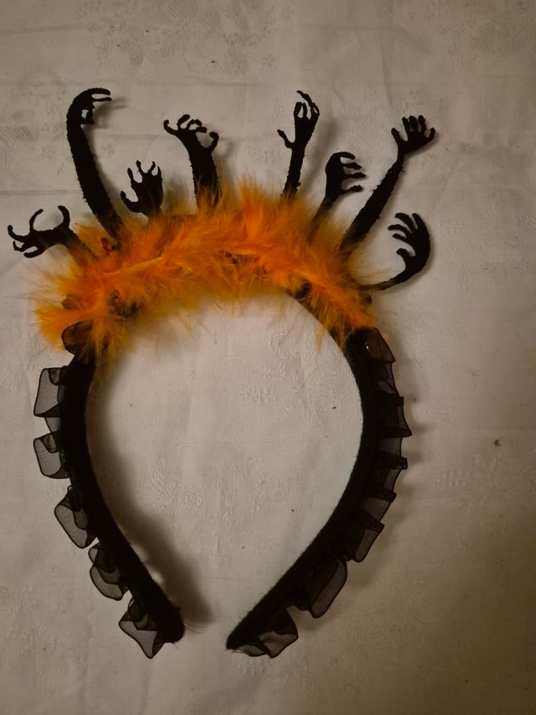 Halloween Haarband met Handen- NIEUW, Ophalen, Nieuw, Carnaval, Accessoires