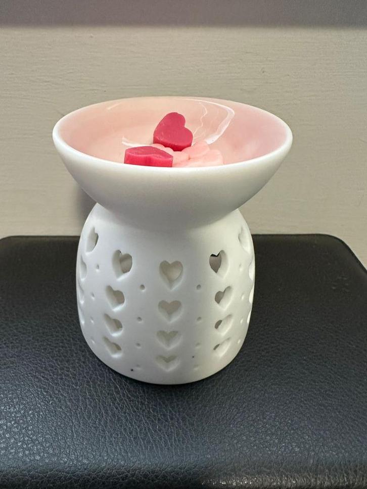 Keramische Waxmelts Brander – Hartjesdesign, Huis en Inrichting, Woonaccessoires | Overige, Nieuw, Verzenden