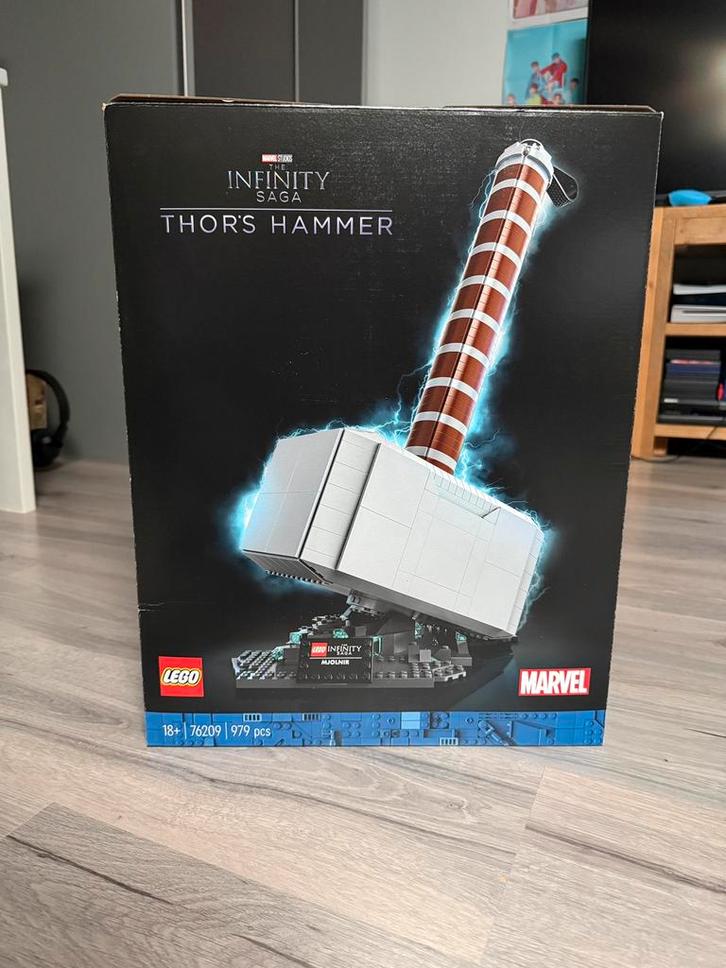 LEGO Marvel 76209 – Thor’s Hammer (Mjolnir) – Compleet, Kinderen en Baby's, Speelgoed | Duplo en Lego, Zo goed als nieuw, Lego