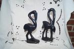 Beeld zwart uit kenia flamingo hand gemaakt. Prijs eur 5,00, Antiek en Kunst, Kunst | Beelden en Houtsnijwerken, Ophalen of Verzenden