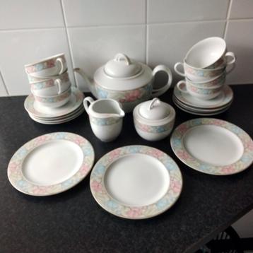 gezellig winterling schwarzenbach bavaria servies pasteltint beschikbaar voor biedingen