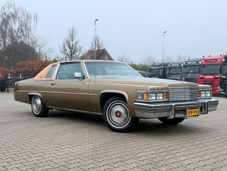 Cadillac coupe deville ‘79, Auto's, Cadillac, Particulier, Sedan, Geïmporteerd, Bruin, Ophalen
