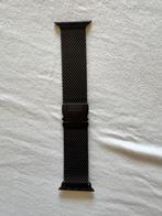 Apple watch band titanium, Ophalen of Verzenden, Zo goed als nieuw, Zwart, IOS