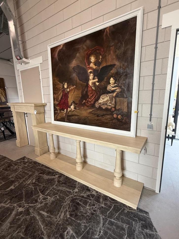 Console, Huis en Inrichting, Kasten | Dressoirs, Nieuw, 150 tot 200 cm, 25 tot 50 cm, Met plank(en), Overige houtsoorten, Ophalen